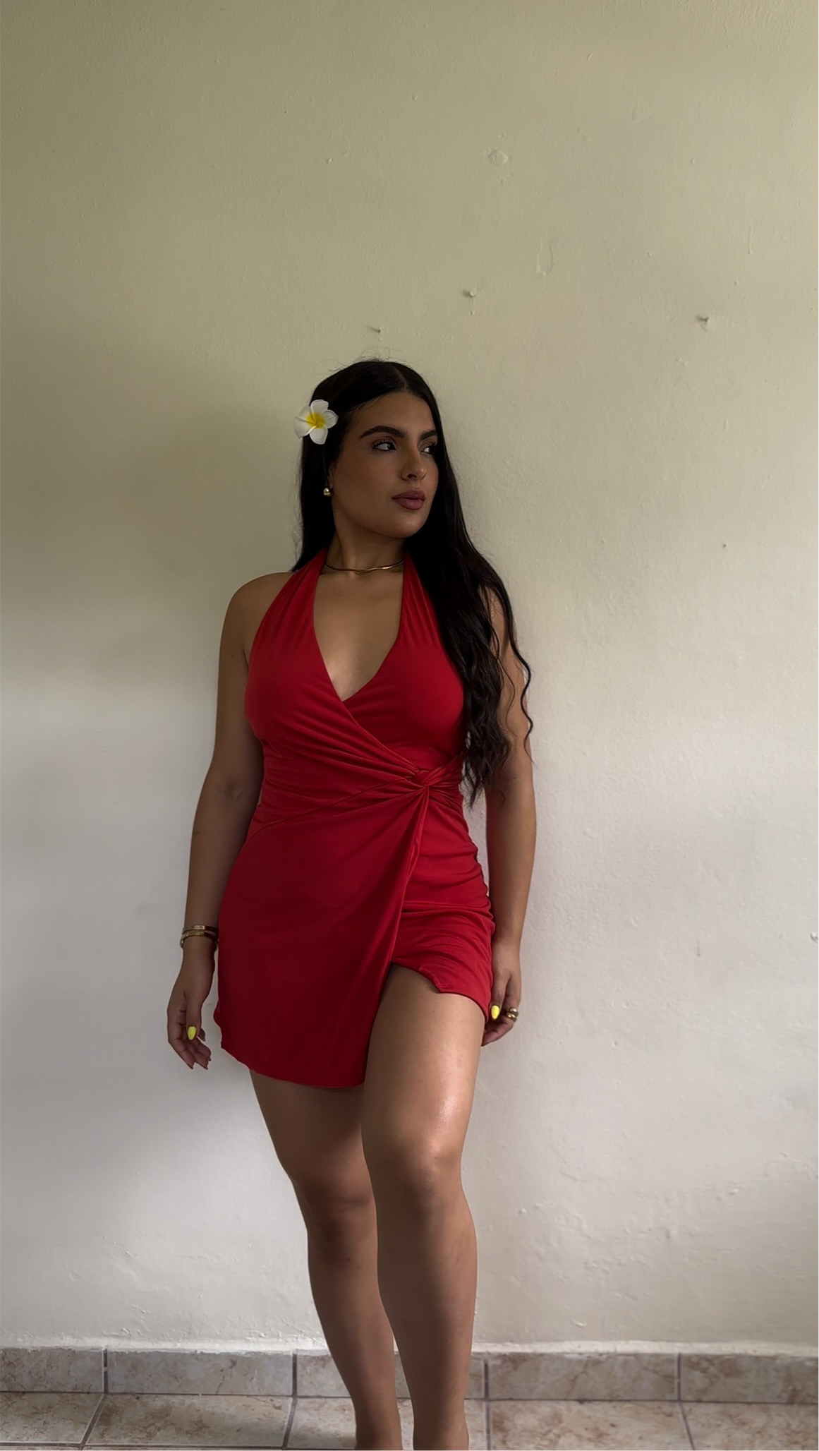 Red Mini dress