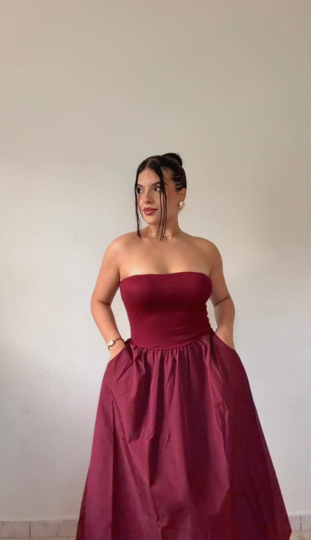 Wine Dress