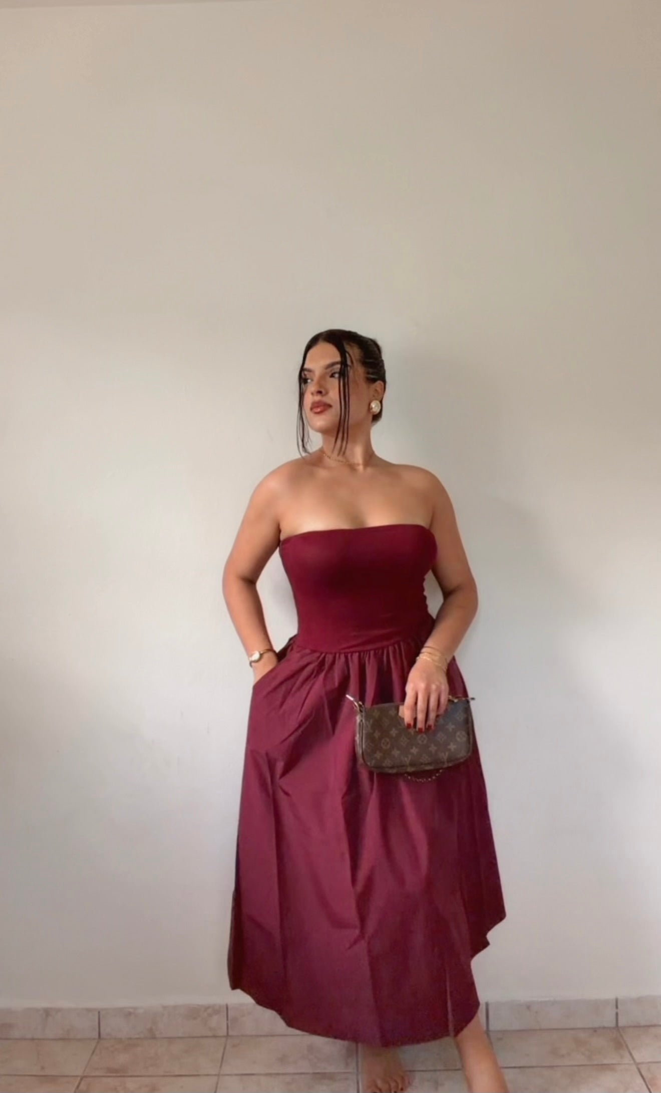 Wine Dress
