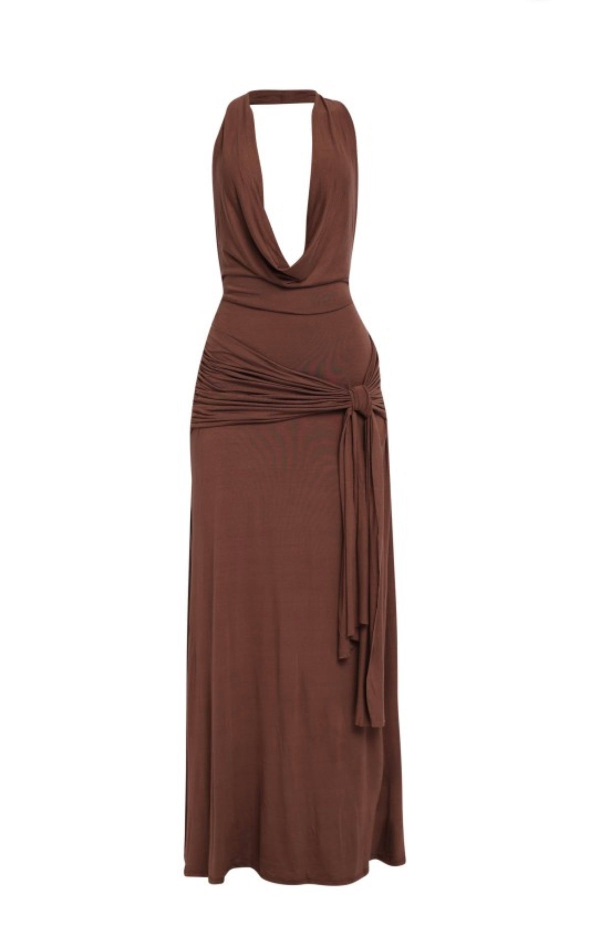 Brown maxi dress
