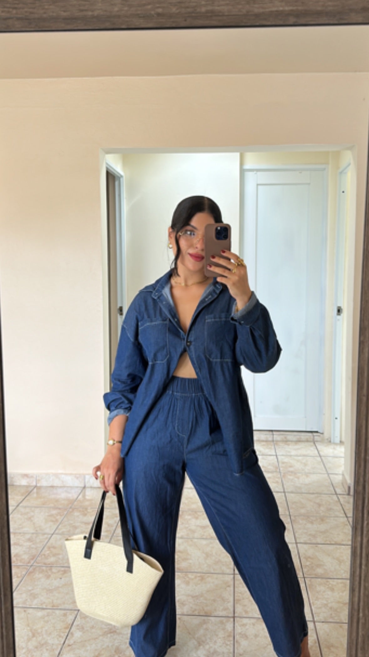 Denim Set-(pre-orden)