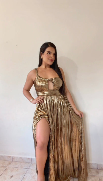 Gold Maxi Dress