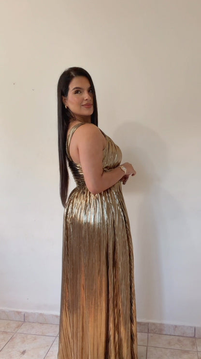 Gold Maxi Dress