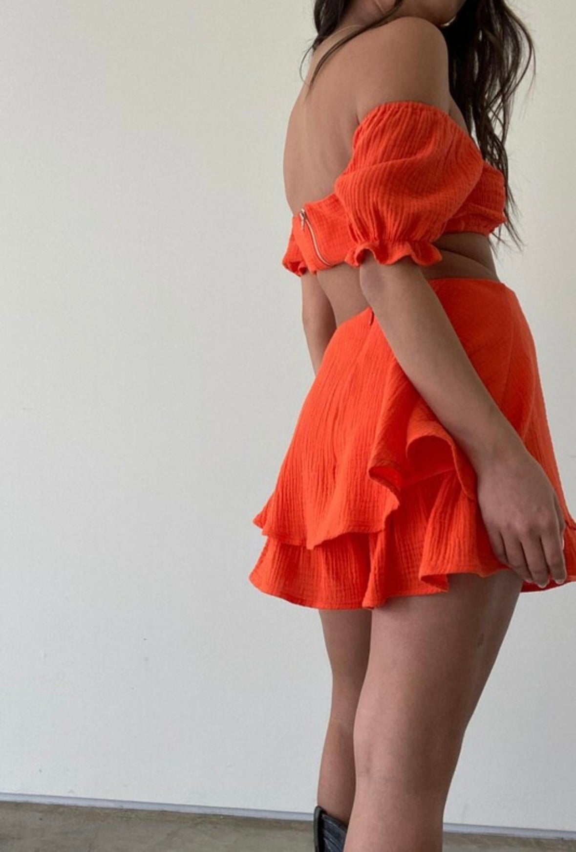 Orange romper