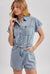 Denim Romper