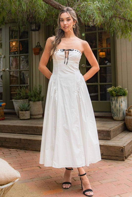 LACEUP DRESS