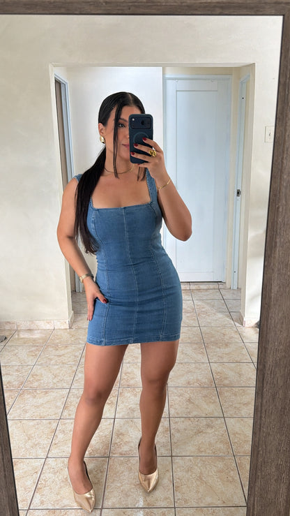 Denim dress