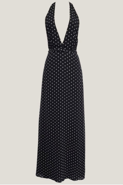 POLKA MAXI DRESS