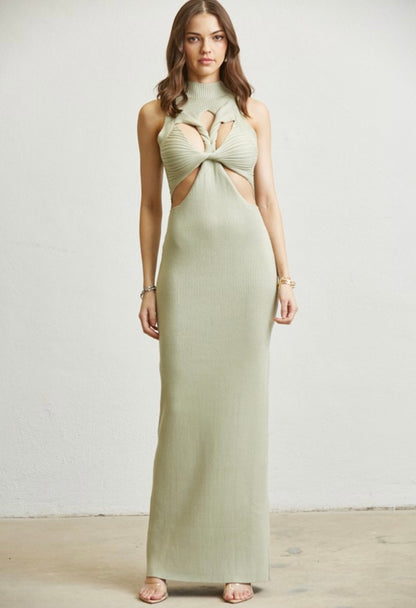 CUTOUT MAXI DRESS