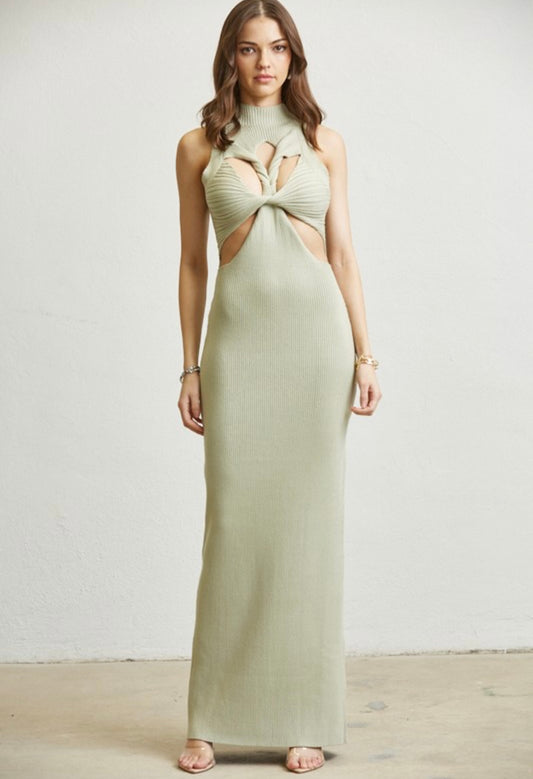 CUTOUT MAXI DRESS