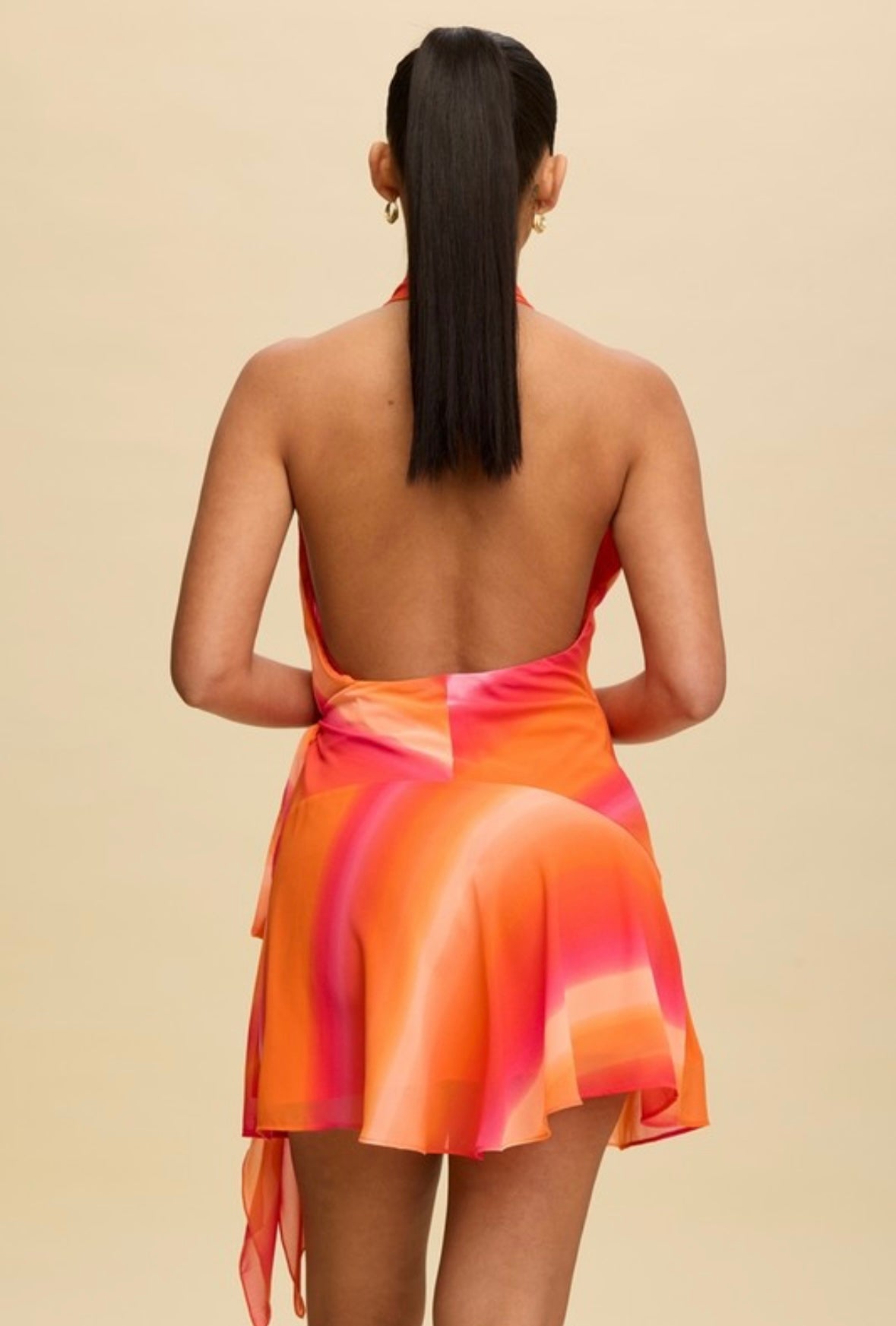 Coral Mini Dress