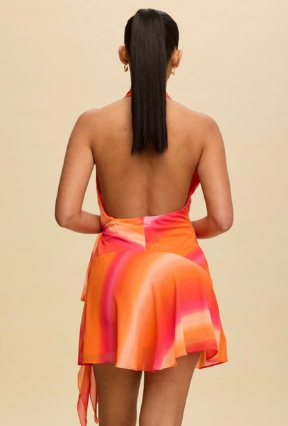 Coral Mini Dress
