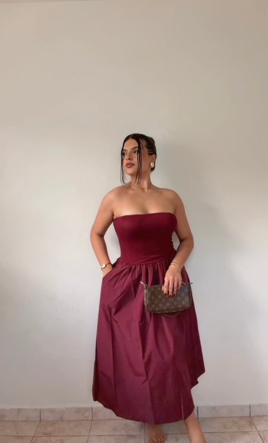 Wine Dress