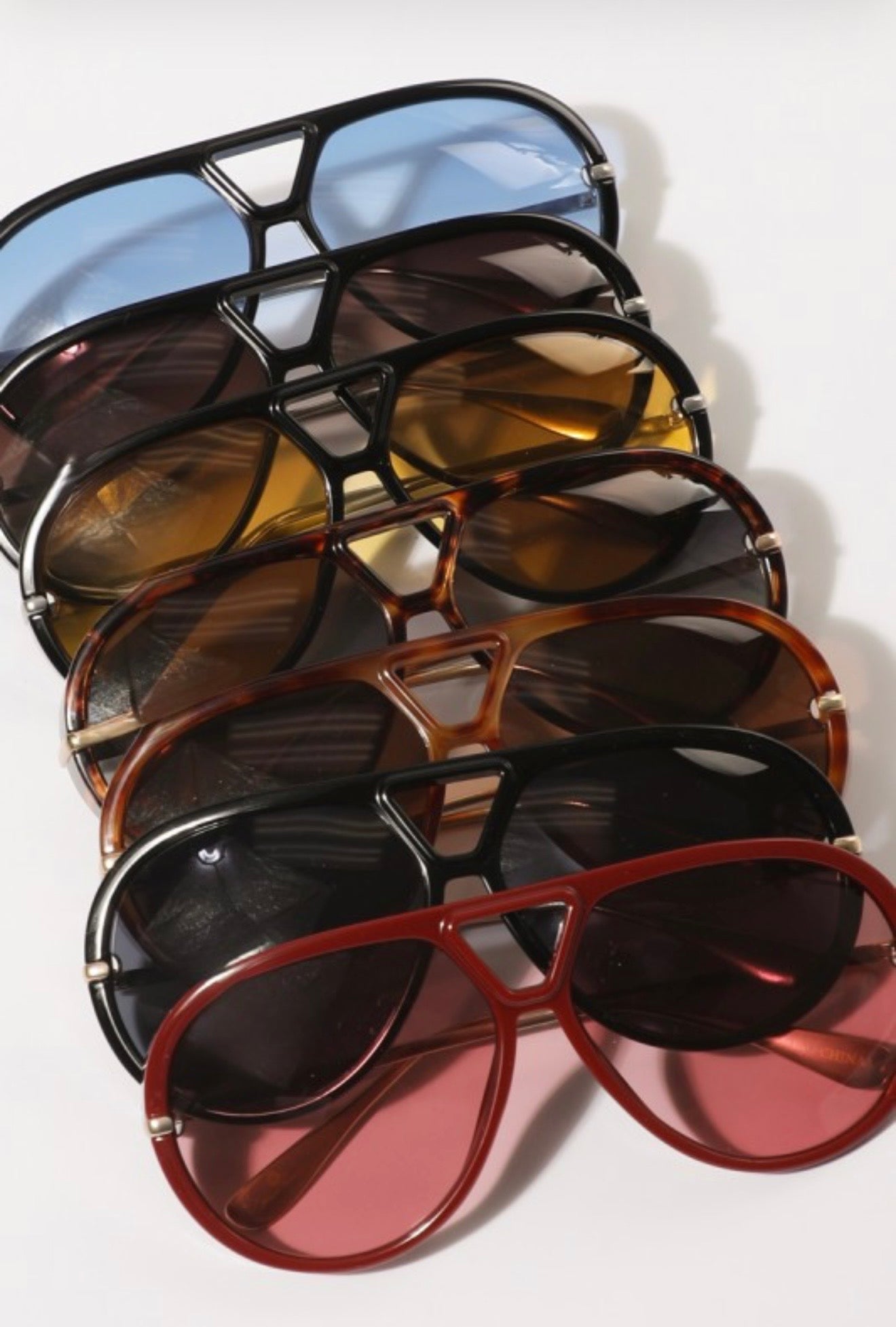 Retro Aviator sunglasses