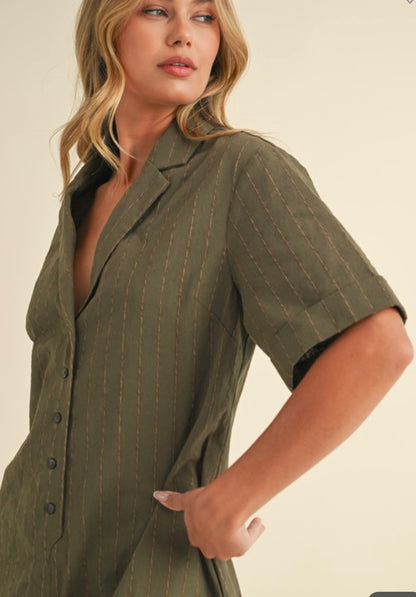 Olive Romper