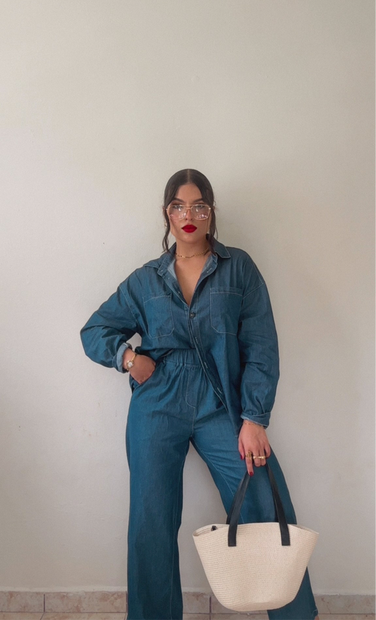 Denim Set-(pre-orden)