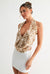 Nude sequin top