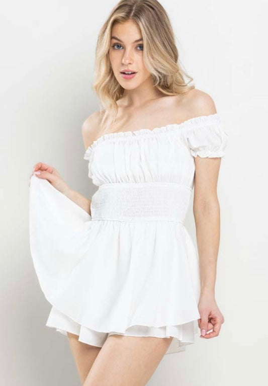 Bubble Crepe Romper