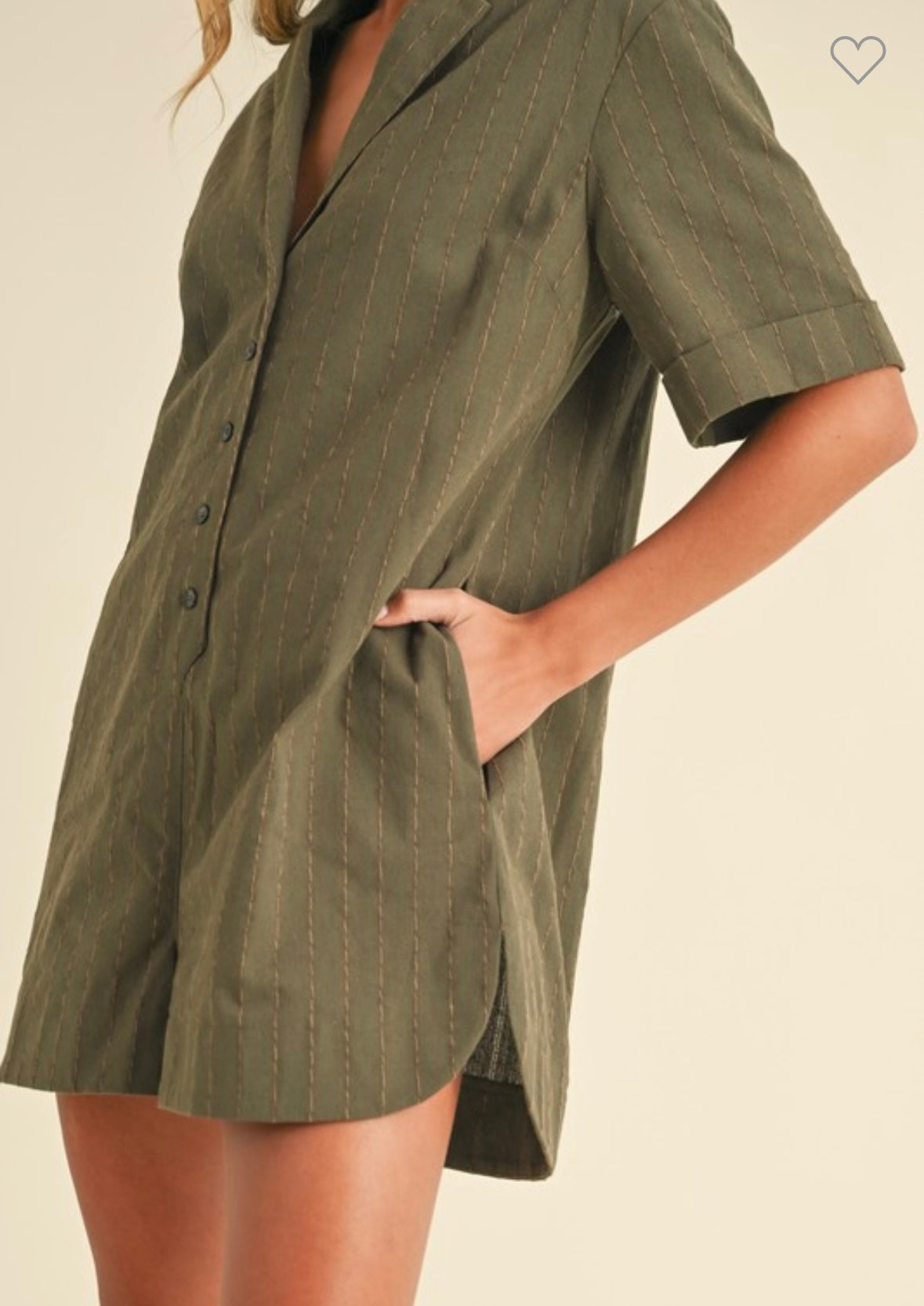 Olive Romper