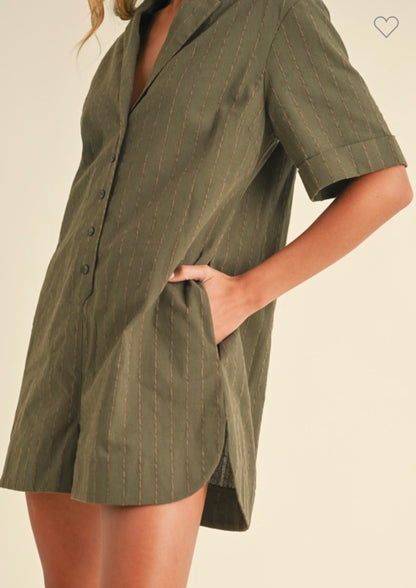 Olive Romper