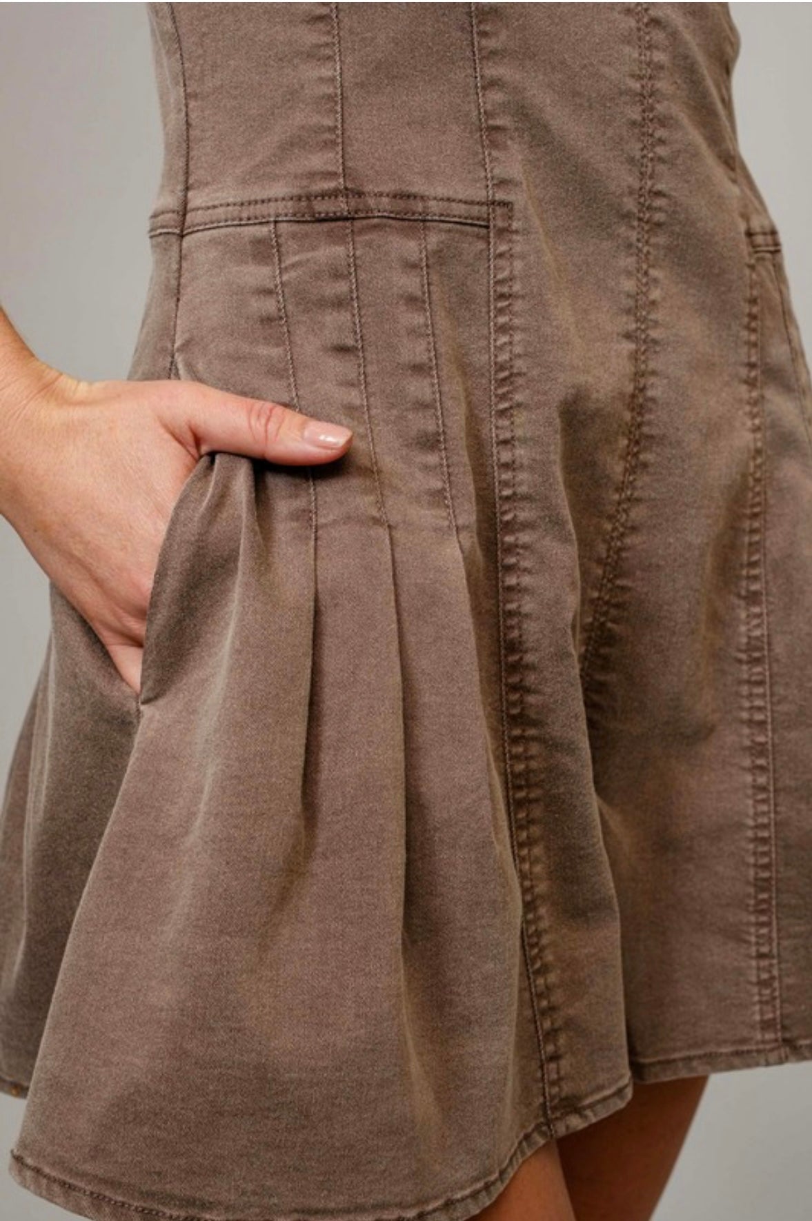 Washed brown romper (PRE ORDEN) llegan en 1 semana