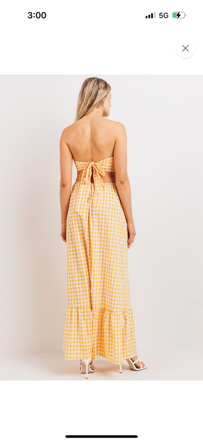 Yellow Maxi Dress