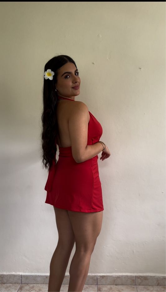 Red Mini dress